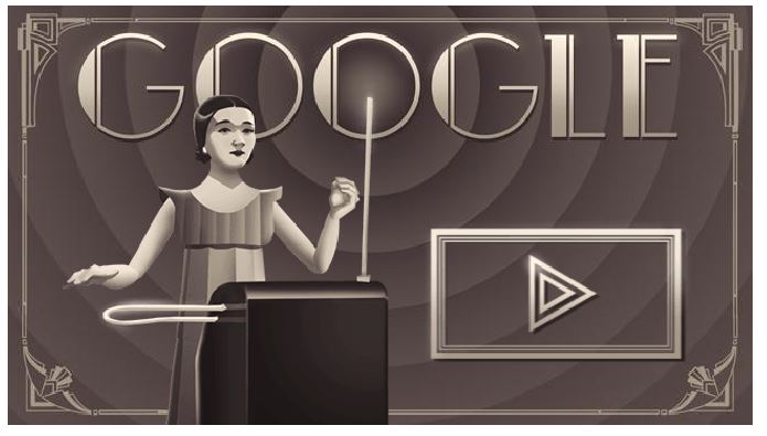 Clara rock more theremin lesson google doodle game