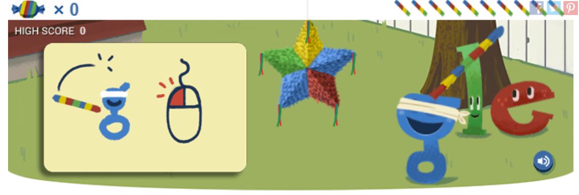 Google birthday surprise spinner