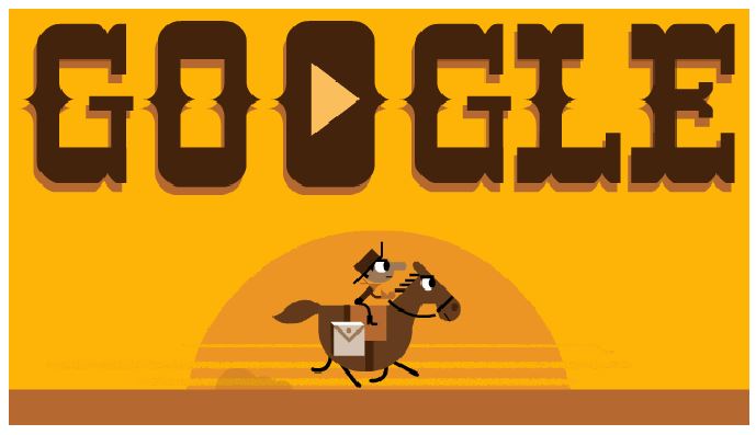 Pony express game google doodle