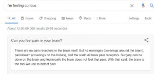 I'm Feeling Curious” and Other Google Easter Eggs
