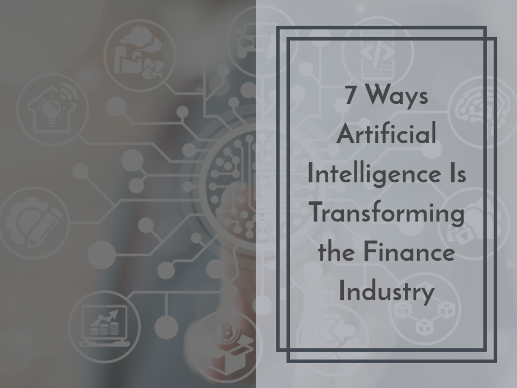 artificial intelligence is transforming finance industry