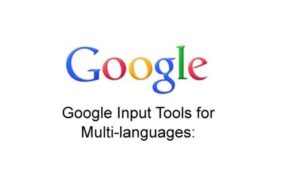 Google Input Tools